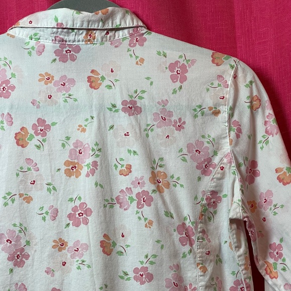 JORDACHE FLORAL BUTTON UP SIZE M - Picture 10 of 11